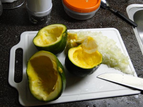 Cómo hacer tarta de zapallitos - Paso 1