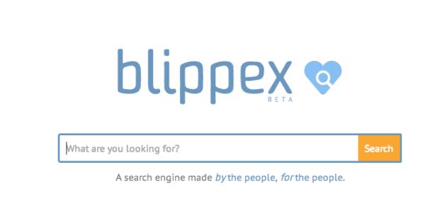 Los mejores buscadores alternativos a Google - Blippex