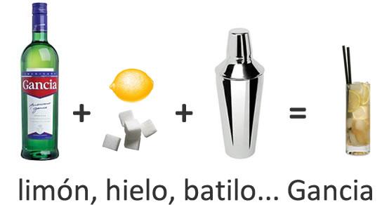 Cómo hacer un gancia batido - Limón, hielo, batido, gancia...