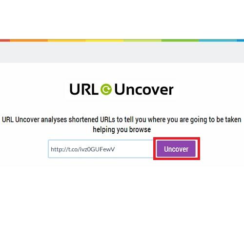 Cómo descubrir el link detrás de una URL acortada - Paso 2