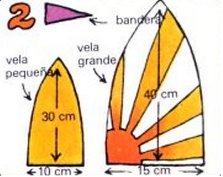 Cómo hacer un barco de vela - Paso 2