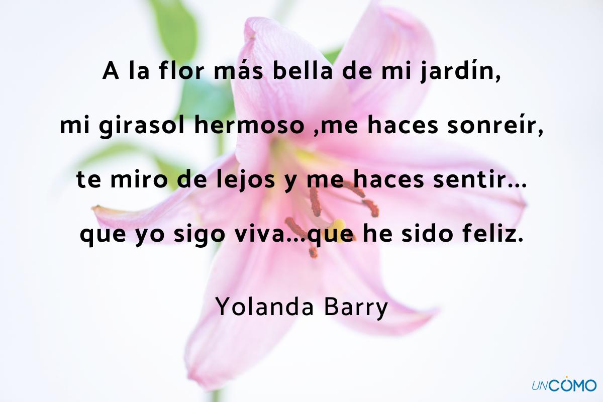 Poemas de flores