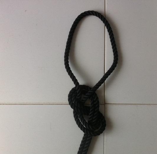 Cómo hacer el nudo marinero de ocho - Paso 4