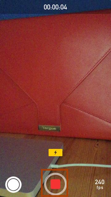 Cómo hacer un vídeo a cámara lenta en iPhone 6 - Paso 4