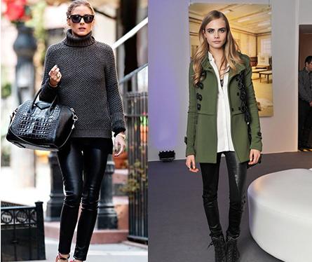 Cómo combinar un pantalón de cuero negro - las mejores ideas - Cómo combinar tus pantalones de cuero negro para un look casual