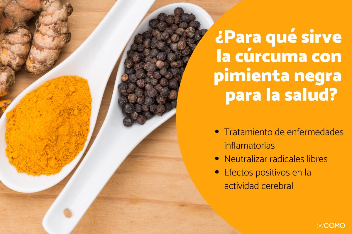 ¿Para qué sirve la cúrcuma con pimienta negra para la salud? Conoce sus beneficios potenciados