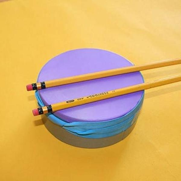Tambor para niños casero store