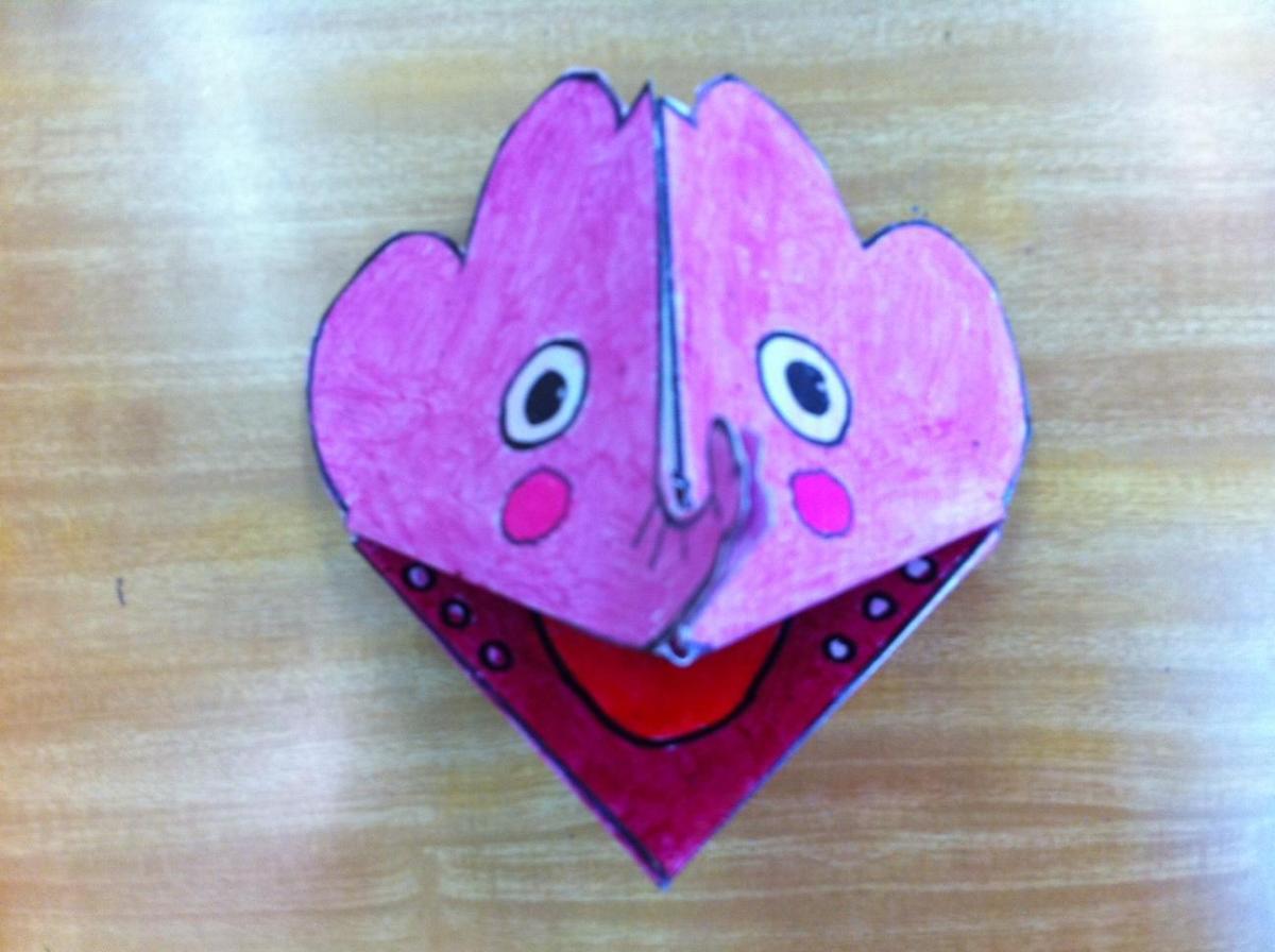 Cómo hacer una marioneta de mano de un elefante