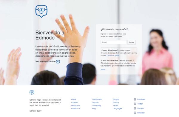 Cómo recuperar la contraseña de Edmodo - Paso 2