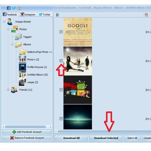Cómo descargar fotografías de Instagram, Facebook y Twitter - Paso 4