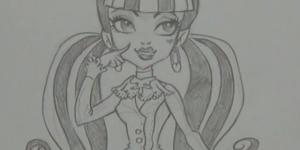 Cómo dibujar a Draculaura de las Monster High