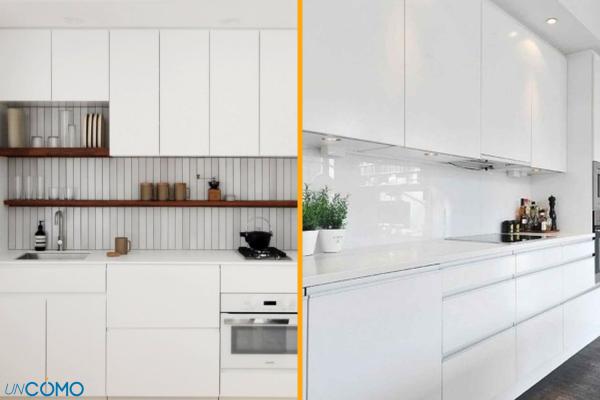 Cómo organizar una cocina pequeña - Armarios hasta el techo