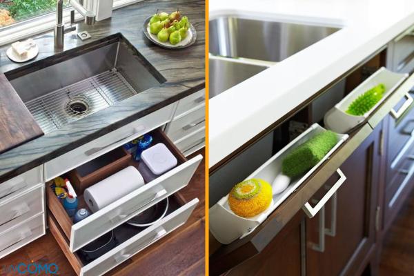 Cómo organizar una cocina pequeña - El fregadero