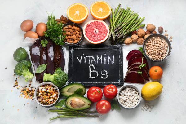 Vitaminas para la menopausia - Ácido fólico (vitamina B9)