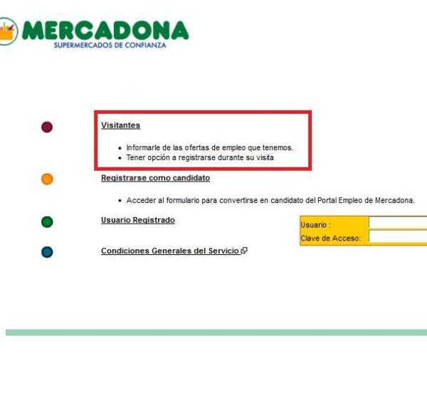 Cómo trabajar en el Mercadona de Malpartida de Cáceres - Paso 3