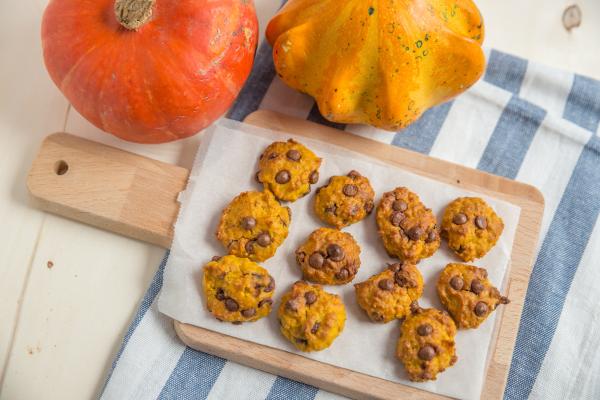 Postres con calabaza: recetas dulces y fáciles para este otoño - Galletas de calabaza y chocolate