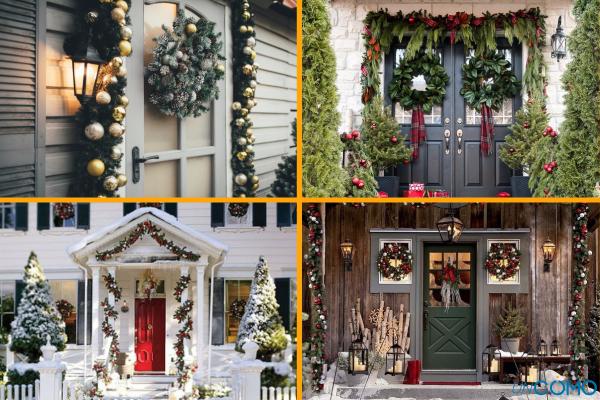 Cómo decorar el jardín en Navidad - Decoración para la entrada de casa