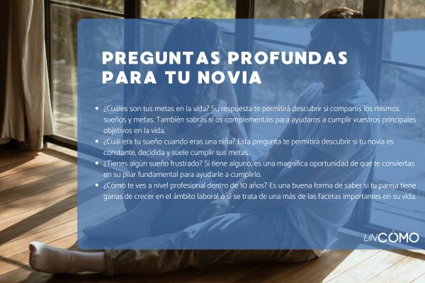 Preguntas profundas para tu novia que fortalecerán la relación