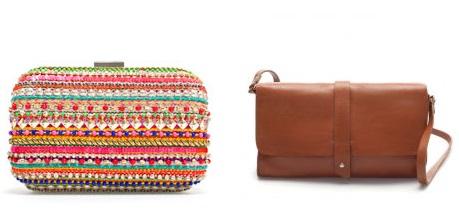 Qué accesorios usar con vestidos de un hombro - Bolsos