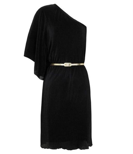 Qué accesorios usar con vestidos de un hombro - Cinturones