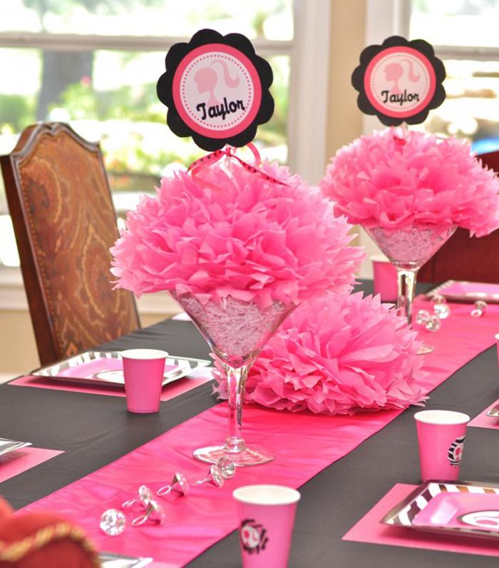 Ideas para decorar fiesta de barbie online