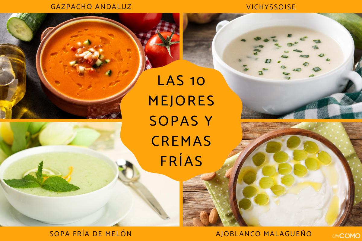 Las mejores sopas y cremas frías para combatir el calor en verano