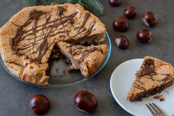 Cómo hacer tarta de castañas con chocolate - Paso 11