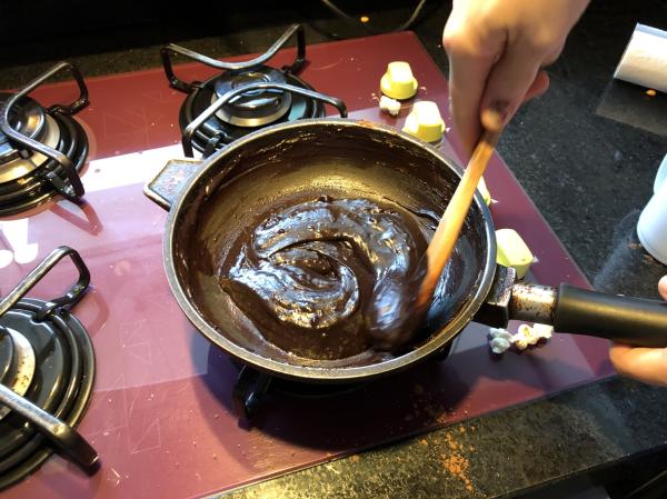 Cómo hacer tarta de castañas con chocolate - Paso 6