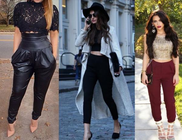 Cómo combinar un pantalón de talle alto