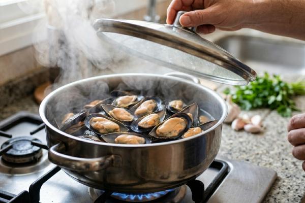 Cómo hacer mejillones a la marinera: receta gallega tradicional - Paso 2