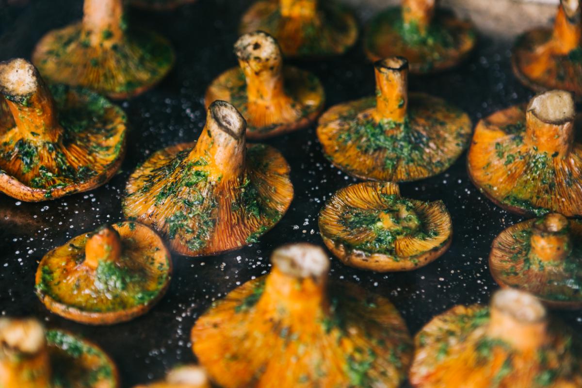 Cómo hacer níscalos al horno