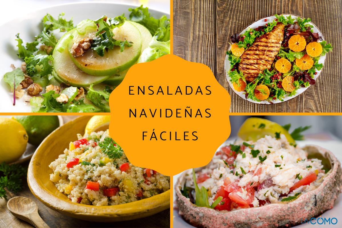 Ensaladas navideñas fáciles para triunfar este año