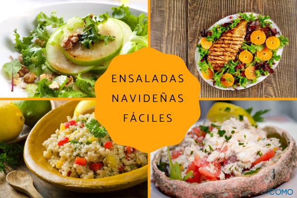 Ensaladas navideñas fáciles para triunfar este año