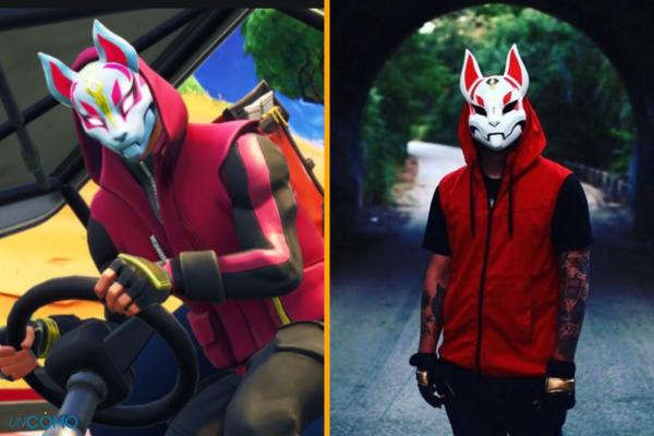 Cómo hacer un disfraz de Fortnite casero - Disfraz de Deriva o Kitsune Drift de Fortnite