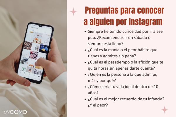 Preguntas para conocer a alguien por Instagram y mantener la conversación - Preguntas curiosas y divertidas
