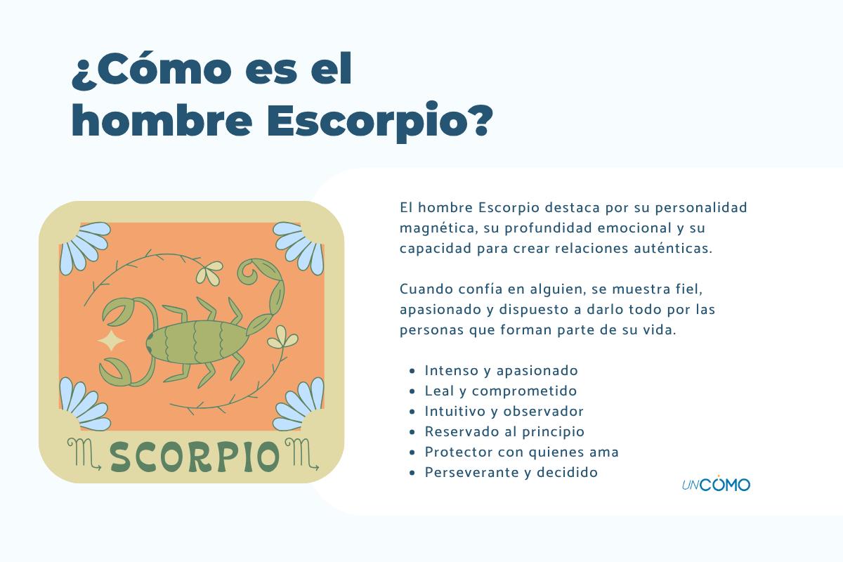 Cómo es el hombre Escorpio: personalidad, amor y características del signo