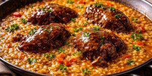 Cómo hacer arroz meloso de carrilleras: receta deliciosa