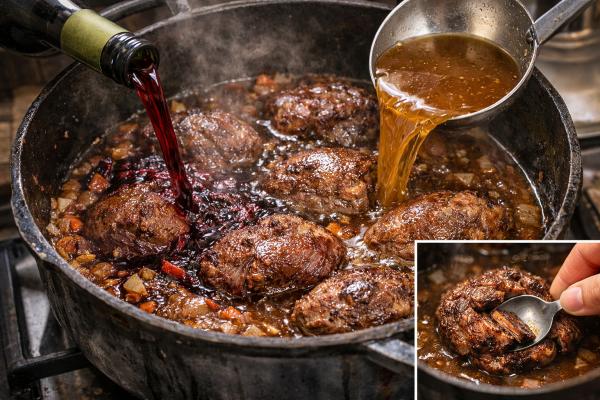 Cómo hacer arroz meloso de carrilleras: receta deliciosa - Paso 3