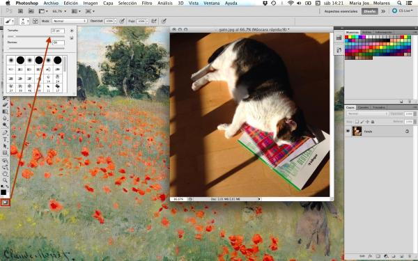 Cómo hacer un fotomontaje en Photoshop - Paso 2
