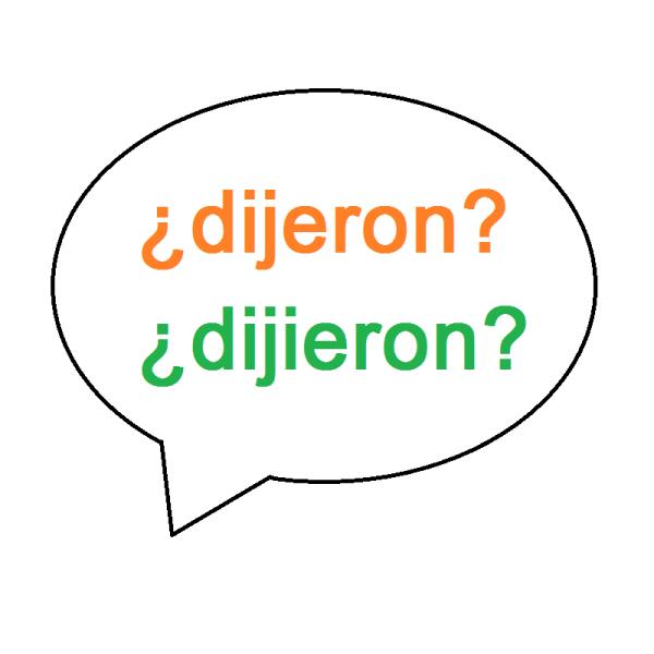 Cómo se dice dijeron o dijieron