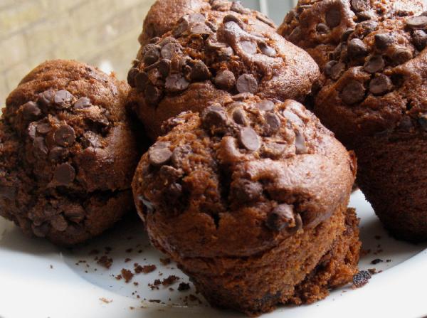 Cómo hacer muffins de chocolate