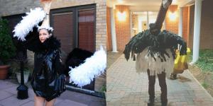 Cómo hacer un disfraz de avestruz casero: materiales y pasos