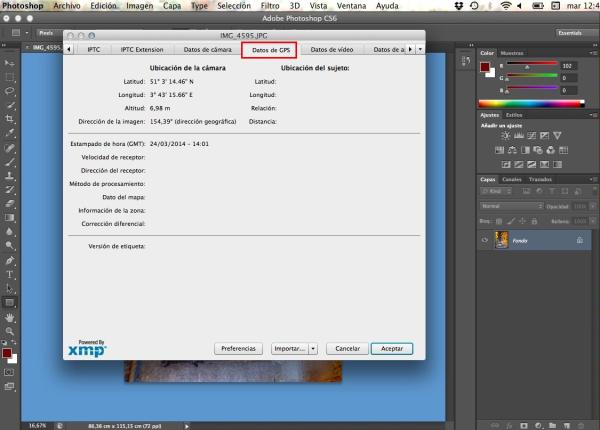 Cómo poner información a una imagen en Photoshop - Paso 5