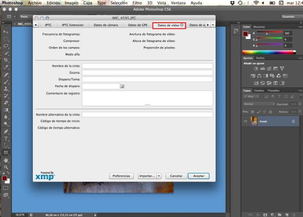 Cómo poner información a una imagen en Photoshop - Paso 6