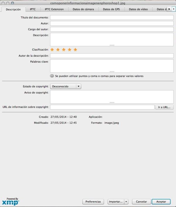 Cómo poner información a una imagen en Photoshop - Paso 8