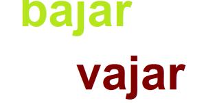 Cómo se escribe bajar o vajar
