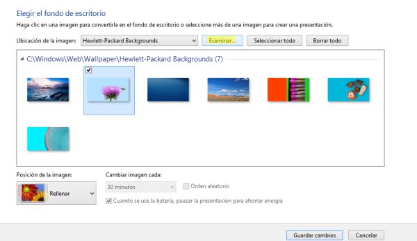 Cómo poner un fondo de pantalla en el escritorio - Paso 2