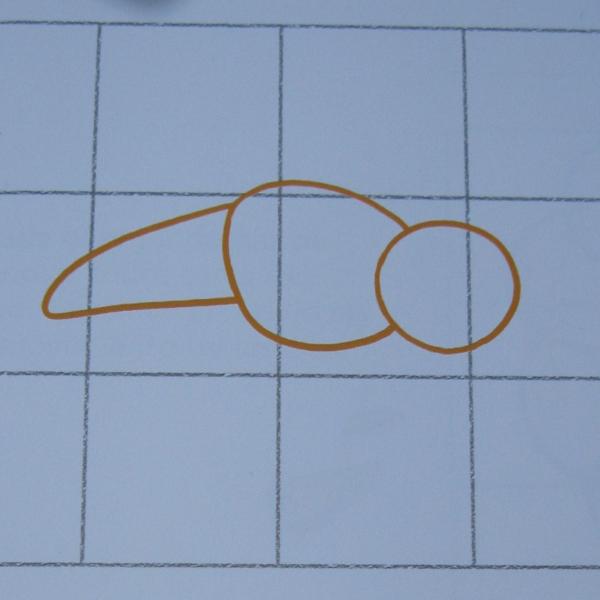 Cómo dibujar un mosquito - Paso 1