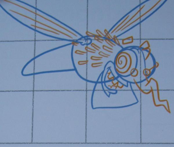 Cómo dibujar un mosquito - Paso 3