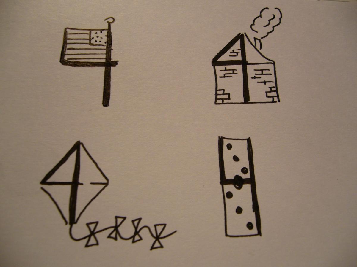 Cómo dibujar el número 4 de forma original